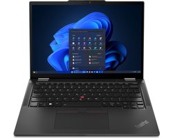 "Lenovo ThinkPad X13 2-in-1 Gen 5 Intel Core Ultra 5 125U Hybride (2-in-1) 33,8 cm (13.3"") Touchscreen WUXGA 16 GB LPDDR5x-SDRAM 512 GB SSD Wi-Fi 6E (802.11ax) Windows 11 Pro Brits Engels Zwart"