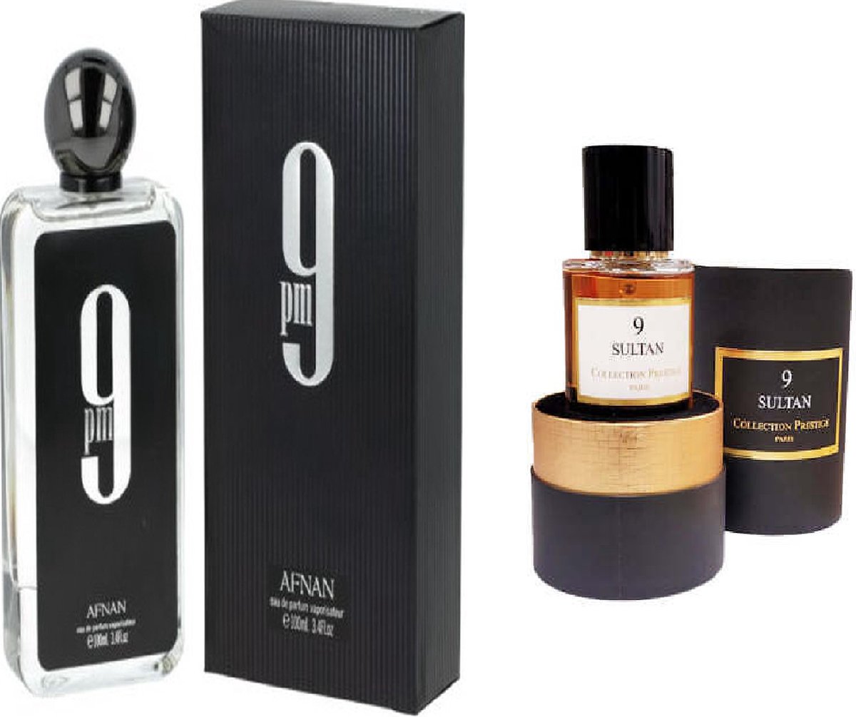 Goedkoopste Collection Prestige Paris No. 9 Sultan 50 ml & Men's perfume Afnan 9 Pm 100 ml (total 150ml