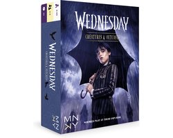 Spel Creatures And Outcasts kaartspel Wednesday voor kinderen en volwassenen.