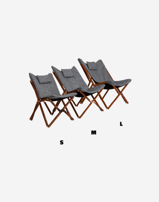 Bo-Camp - Urban Outdoor - Kinder relaxstoel - Bloomsbury - S - Oxford polyester - Beige van Bo-Camp — afbeelding 5