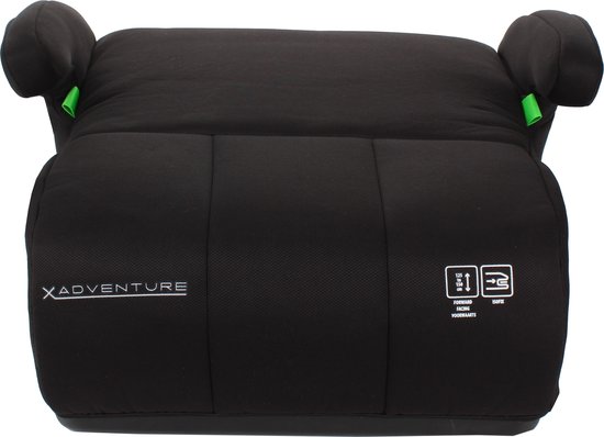 X Adventure Zitverhoger Isofix Turbo Booster i-Size Vanaf 125 tot 150 cm - Zwart van X Adventure — afbeelding 2