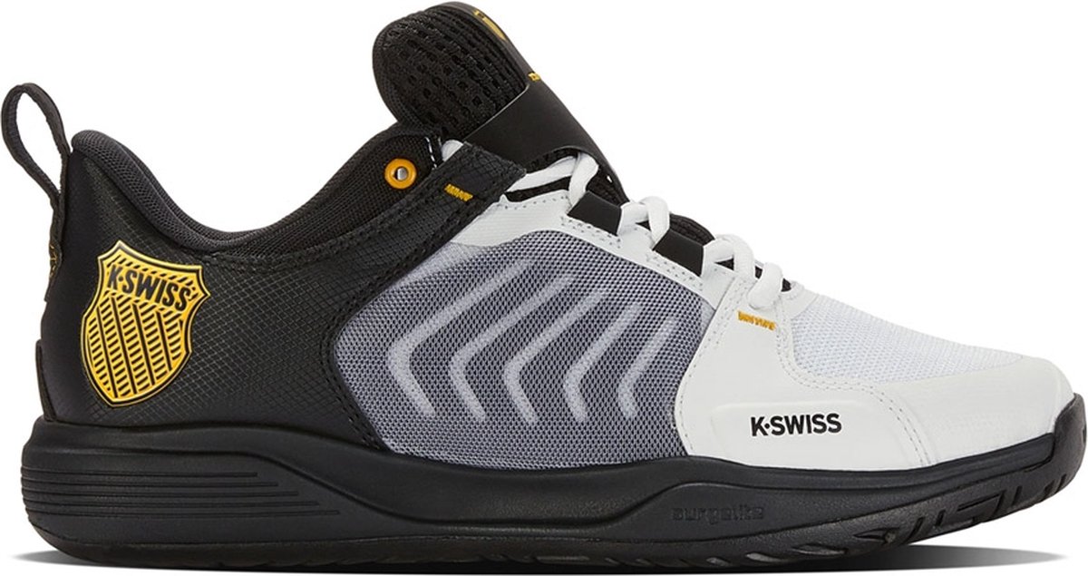 K-Swiss Ultrashot Team Allcourt Schoenen Wit Zwart 1 2 Man