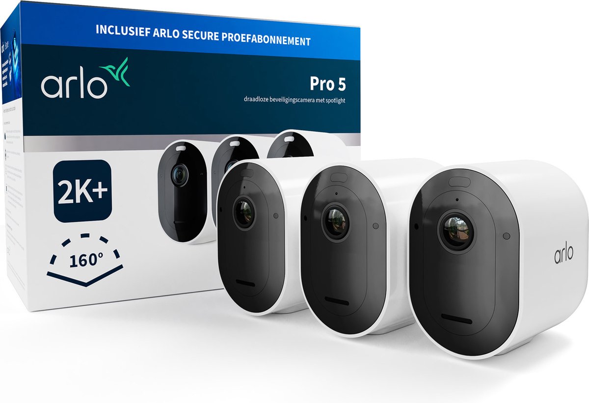 Arlo Pro 5 2K+ Draadloze Beveiligingscamera voor Buiten - Arlo Technologies, - €571,33
