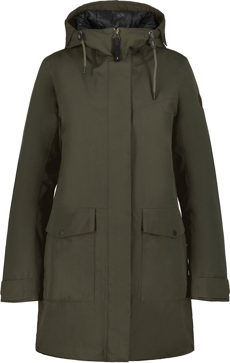 ICEPEAK ALPENA Dames Outdoorjas Groen