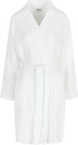 Casilin - Badjas Soft Tetra - Femme - Katoen/ Bamboe - Sans repassage - M - Wit