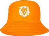 Leeuw in het Hempie bucket hat - Vissershoedje - EK 2024 - Nederlands elftal - Oranje - Dames Heren