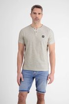 Lerros T-shirt Gestreept T Shirt 2463988 103 Mannen Maat - 3XL