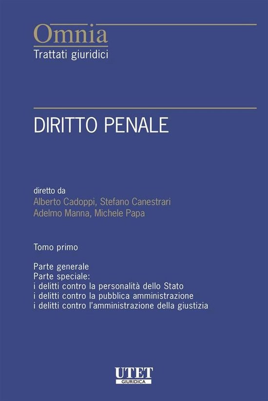 Diritto penale - cover