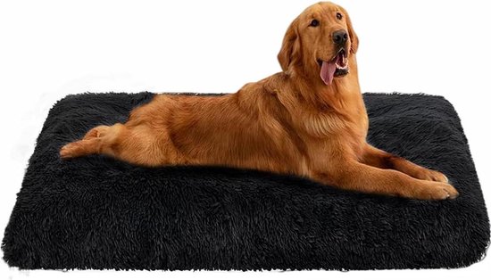 Lit En Peluche Douce Pour Chien Et Chat De Grande Et Moyenne Taille, Tapis De Cage Pour Chien Et Chat De Grande Et Moyenne Taille, Lavable, Antidérapant, Pour Dormir Et Anti-anxiété, Taille