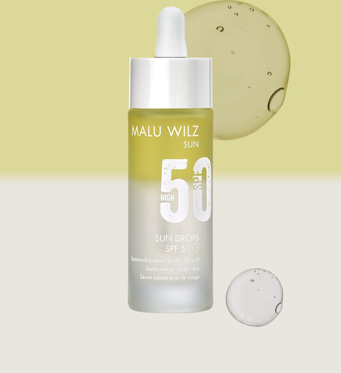 Goedkoopste Malu Wilz - Sun Drops SPF 50 - 30ml - enkele druppels onder de dagcrème - beschermd je gezicht - gelaat -zonnefactor 50 - summerdrops