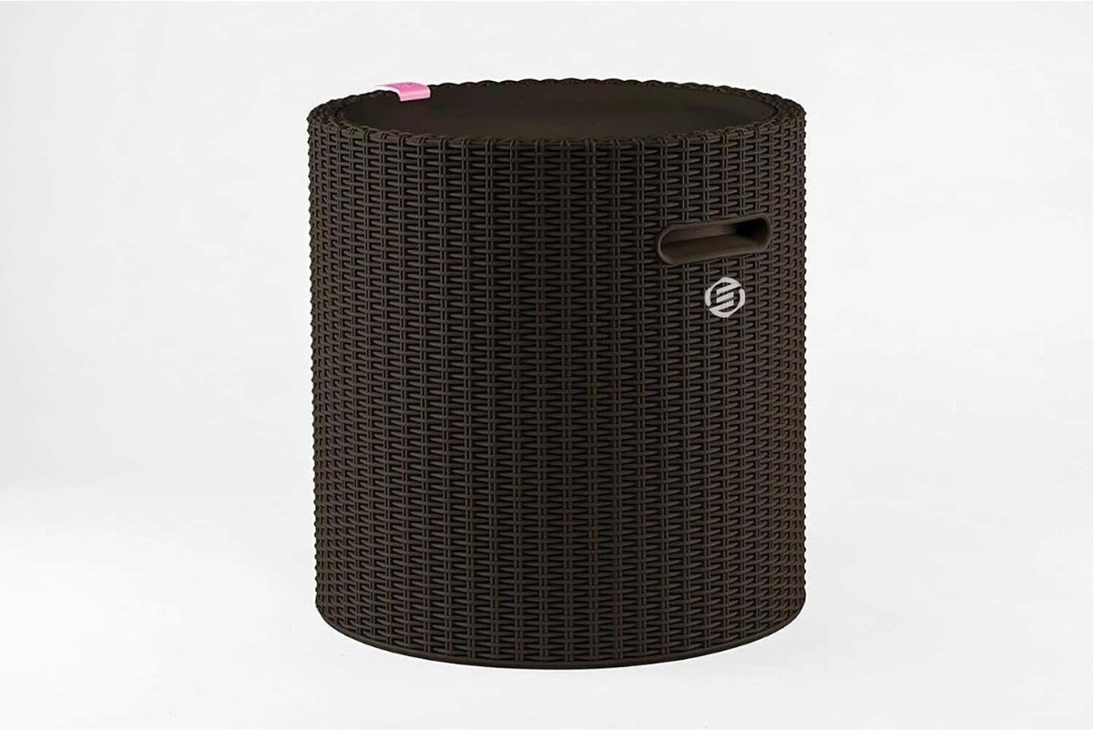 Equivera Bijzettafel Buiten - Bijzettafel Tuin - Salontafel Buiten - Salontafel Tuin - Koffietafel Buiten - Voor Binnen en Buiten - Must Have Voor Jouw Tuin! Zwart