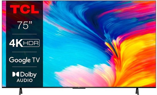 TCL 75P631 - 75 inch - 4K LED - 2023