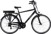 Vélo électrique Amigo E-Altura D2 - Vélo électrique 28 pouces - Vélo pour homme 53 cm - 7 vitesses - Freins en V- Noir mat