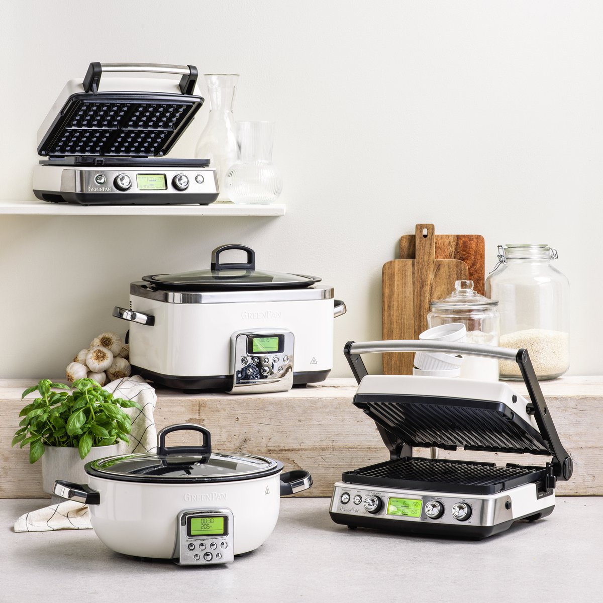 GreenPan Elite Omnicooker Stainless Steel 5.6L - PFAS-vrij thumbnail 4