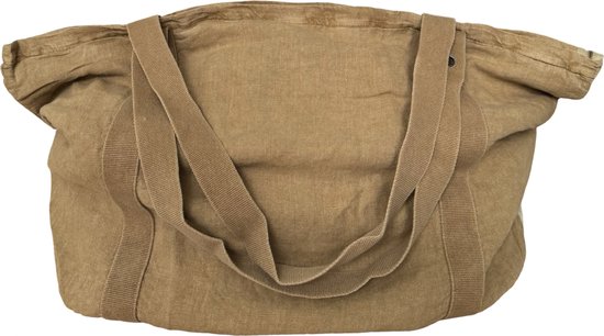 Linnen strandtas hotsell