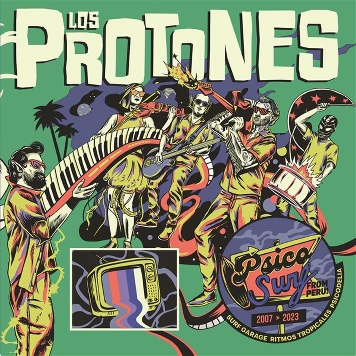 Los Protones - Psico Surf (LP) (Coloured Vinyl)
