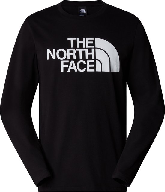 The North Face Half Dome Photo T shirt met lange mouwen voor heren Zwart L bol