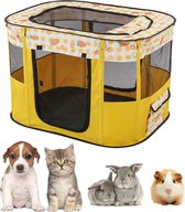 Opvouwbare huisdierbox voor puppy's en katten - Draagbare tent met ademende mesh voor binnen en buiten gebruik