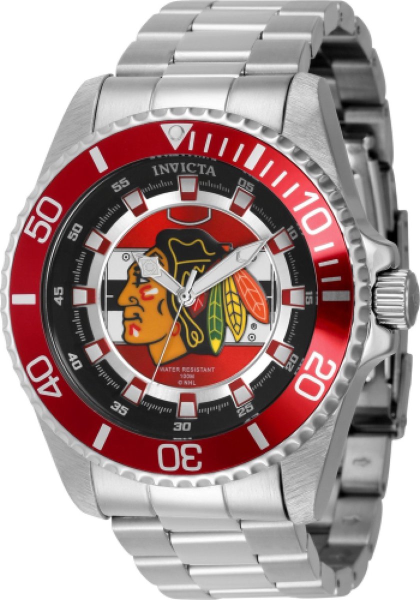 Invicta NHL - Chicago Blackhawks 42234 Quartz Herenhorloge - 47mm