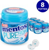 Mentos - Gum - Pure Fresh - Fresh Mint - Bottle - 8 stuks