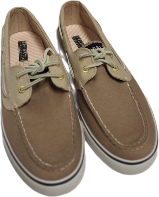 SPERRY BOOTSHOE-CANVAS-STONE/OAT-SIZE 39.5