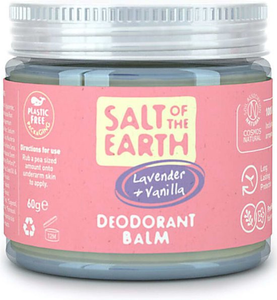 Salt of the Earth Natuurlijke Deodorant Balm Lavender & Vanilla 60 gr