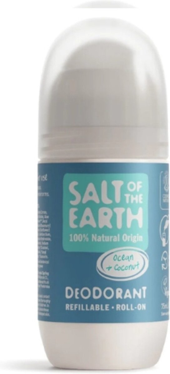 Goedkoopste Salt of the Earth Natuurlijke Deodorant Roller Ocean & Coconut 75 ml