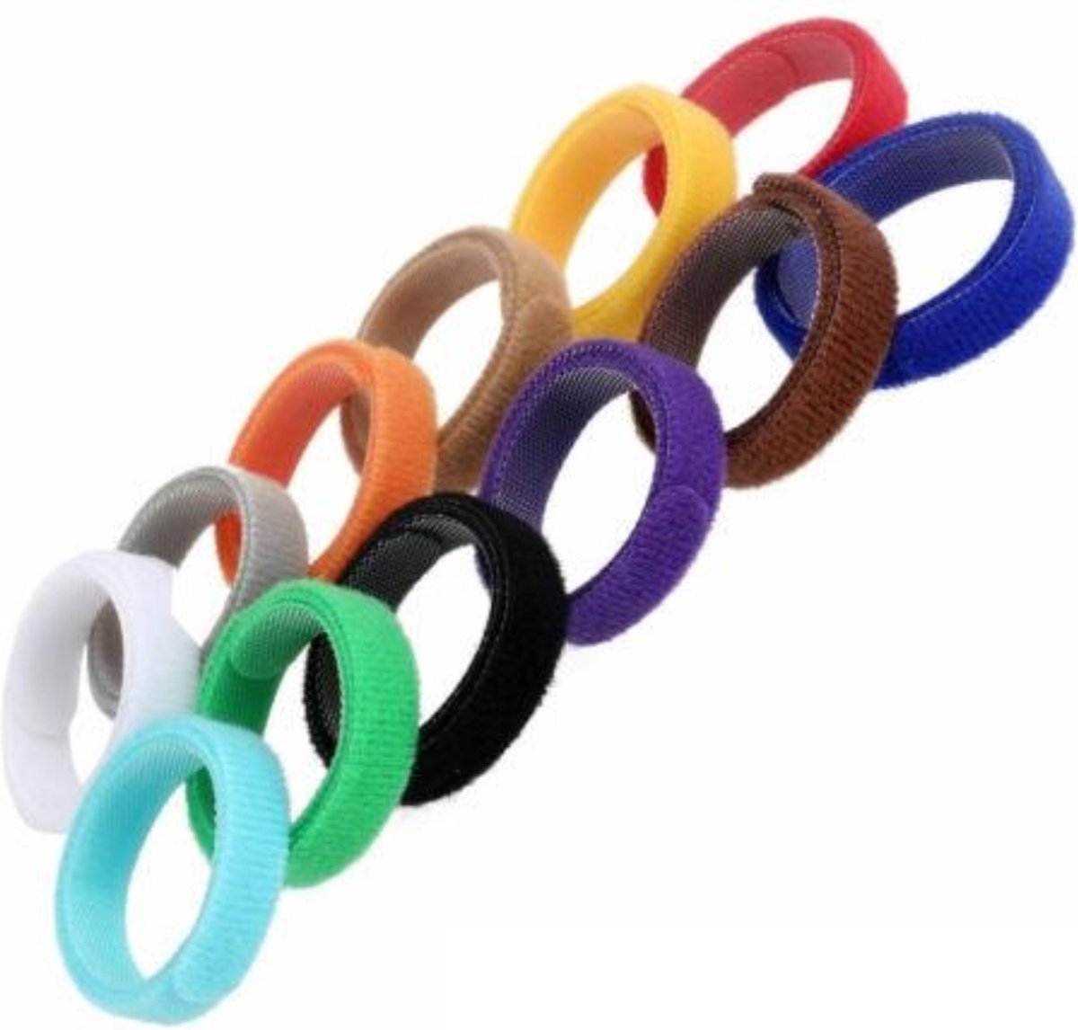 Bol.com Puppy halsbandjes - Puppy ID - Puppy collars - 12 stuks - bandjes voor puppy's - onderscheid bandjes hond - aanbieding