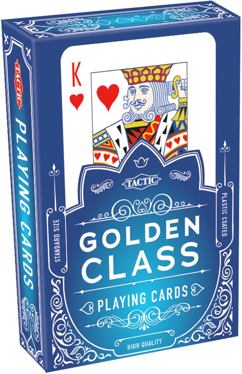 Speelkaarten International Golden Blue