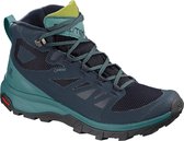 Salomon Outline Mid Gtx Wandelschoenen Dames - Navy Blazer / Hydro / Guacamole - Maat 40