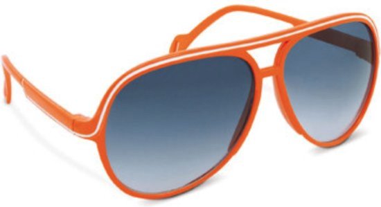 Lunettes de soleil Oranje - Monture Oranje Hip - Lunettes UV400 - King's Day - Accessoires de vêtements pour bébé pour Championnat d'Europe/Coupe du monde de Voetbal