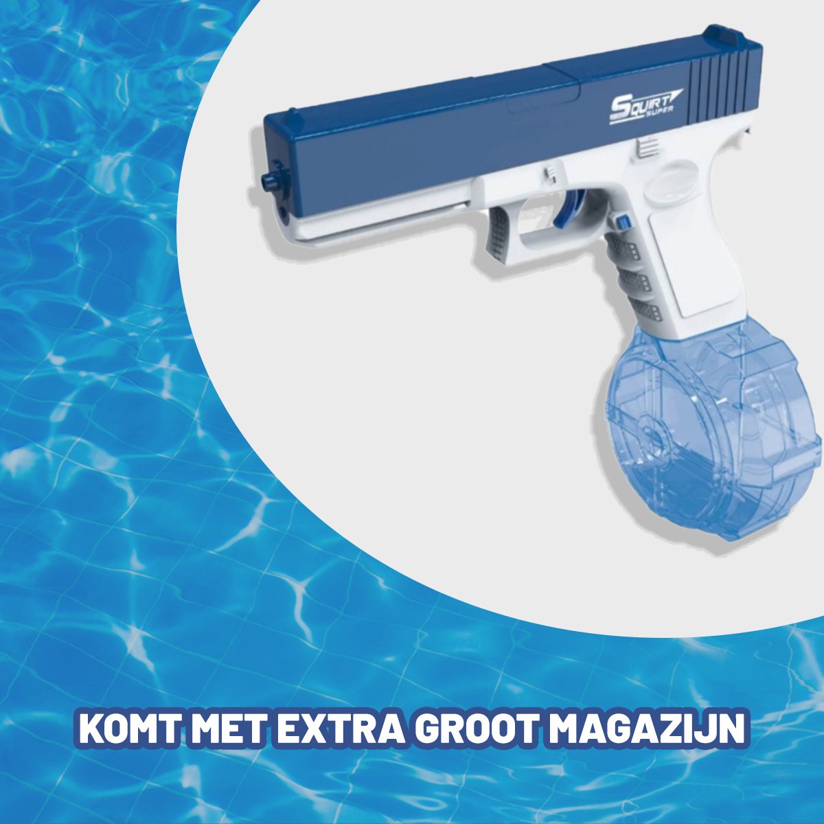 Luxe Elektrisch Waterpistool Met Licht - 610 Ml Reservoir - Tot 10 M Bereik Automatisch Handmatig