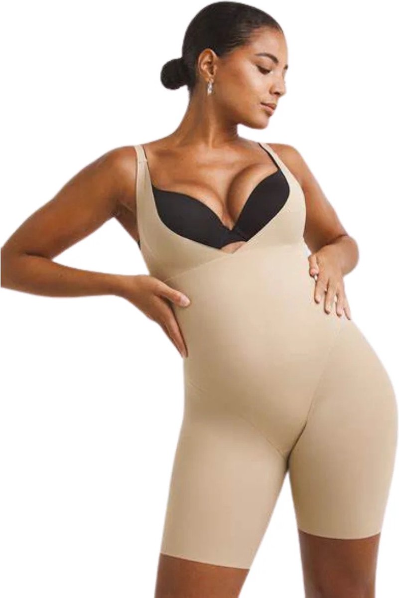 Maidenform Take Inches Off WYOB Singlet Vrouwen Corrigerend ondergoed - Body Beige - Maat S