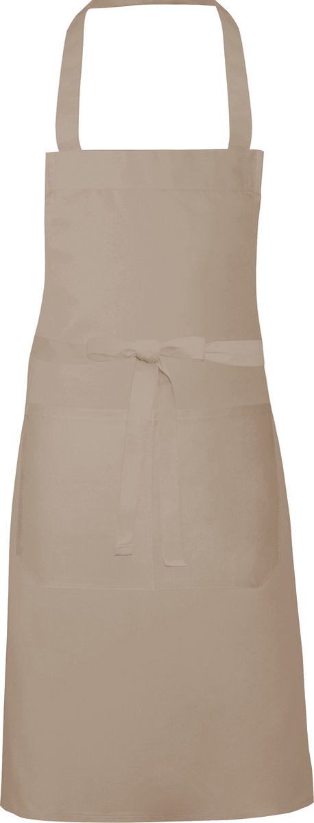 Hobbyschort met zak - Khaki - 80 x 73 cm - Link Kitchen Wear