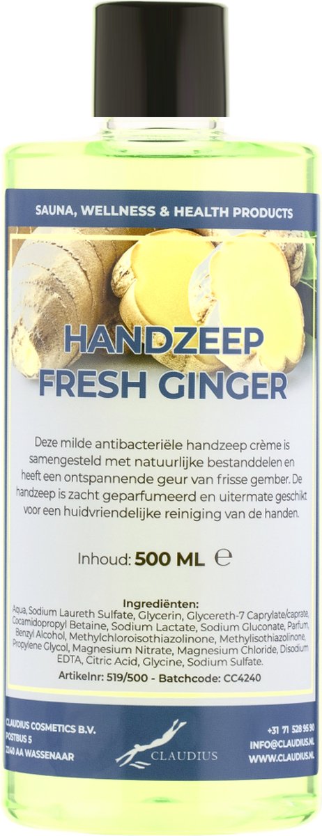 Goedkoopste Handzeep Fresh Ginger 500 ml