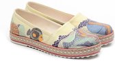 GOBY - Poisson - Ballerines - Sandales pour femmes - Haute qualité - Fait main - Imprimé filles - Taille 43