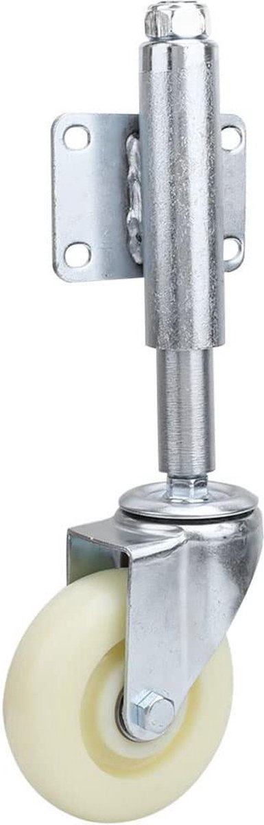 Zware Veerbelaste Zwenkwielen - Nylon Poortwiel - 440 Pond Laadvermogen heavy duty wheel