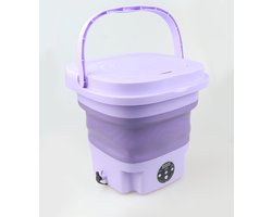 Aqua Laser Mini-wasmachine | Camping-wasmachine | Draagbare mini-wasmachine | Studenten Wasmachine | paars