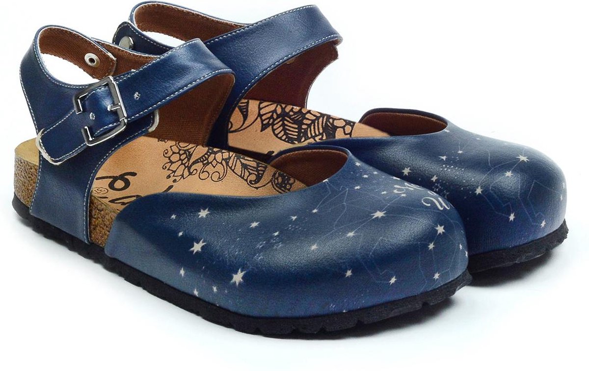 GOBY Clogs met Make a Wish Print Handgemaakt Hoge Kwaliteit