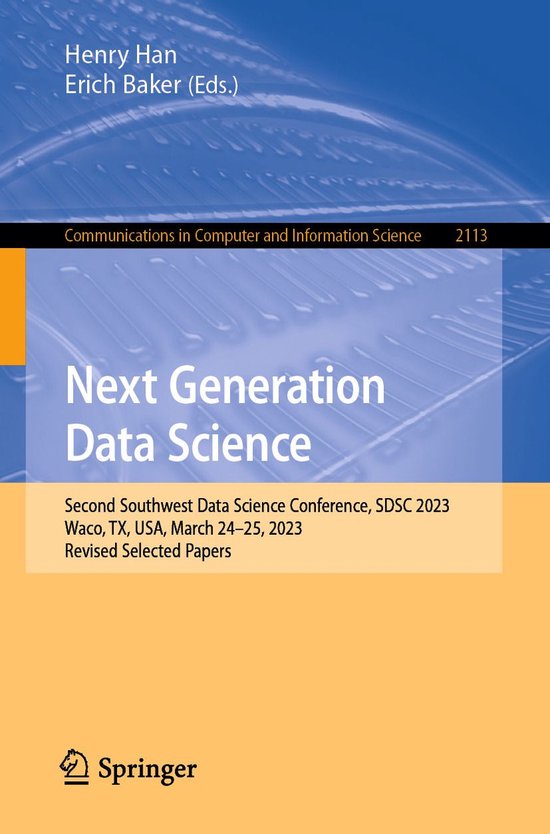 Springer Nature Proceedings Computer Science - Next Generati ... - cover
