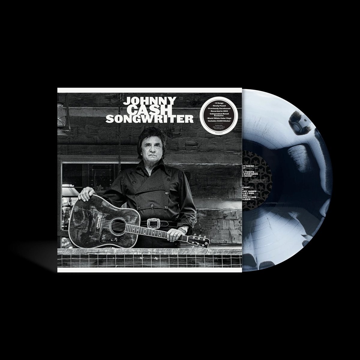 Johnny Cash - Songwriter (Indie Only Black & White Vinyl)