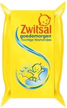 Bol.com Zwitsal Goedemorgen Vochtige Washandjes - Baby - 4 x 20 Stuks Voordeelverpakking aanbieding
