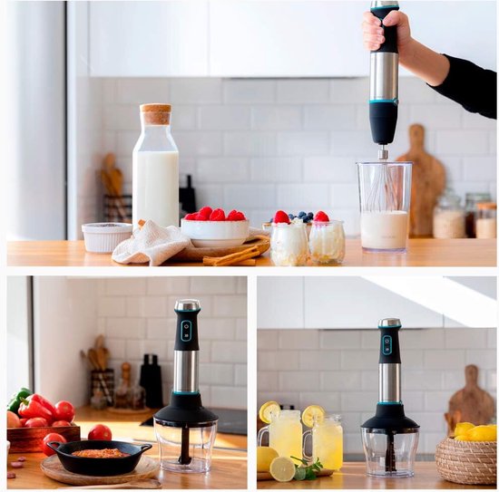 Staafmixer - Staafmixer met snoer - Keukenmachine - Staafmixer Oplaadbaar van Merkloos — afbeelding 5