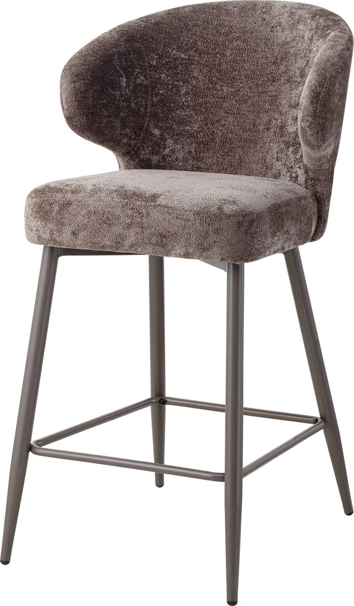 PTMD Barkruk Ares - Bruin - 60.5x60x104cm