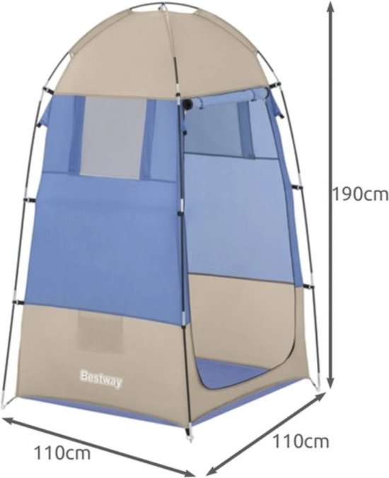 Bestway Strandtent Omkleedruimte - 4-in-1 Waterdichte Tent voor Strand en Outdoor van Bestway — afbeelding 2