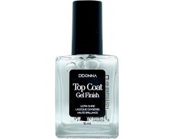 D'Donna - Top Coat Gel Finish Ultra Shine (geen lamp nodig) - 1 Flesje met 16 ml. inhoud