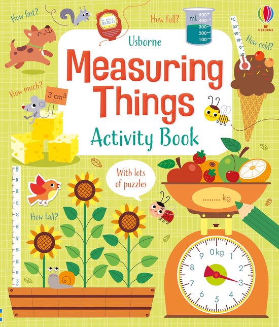 Foto: Maths activity books measuring things activity book