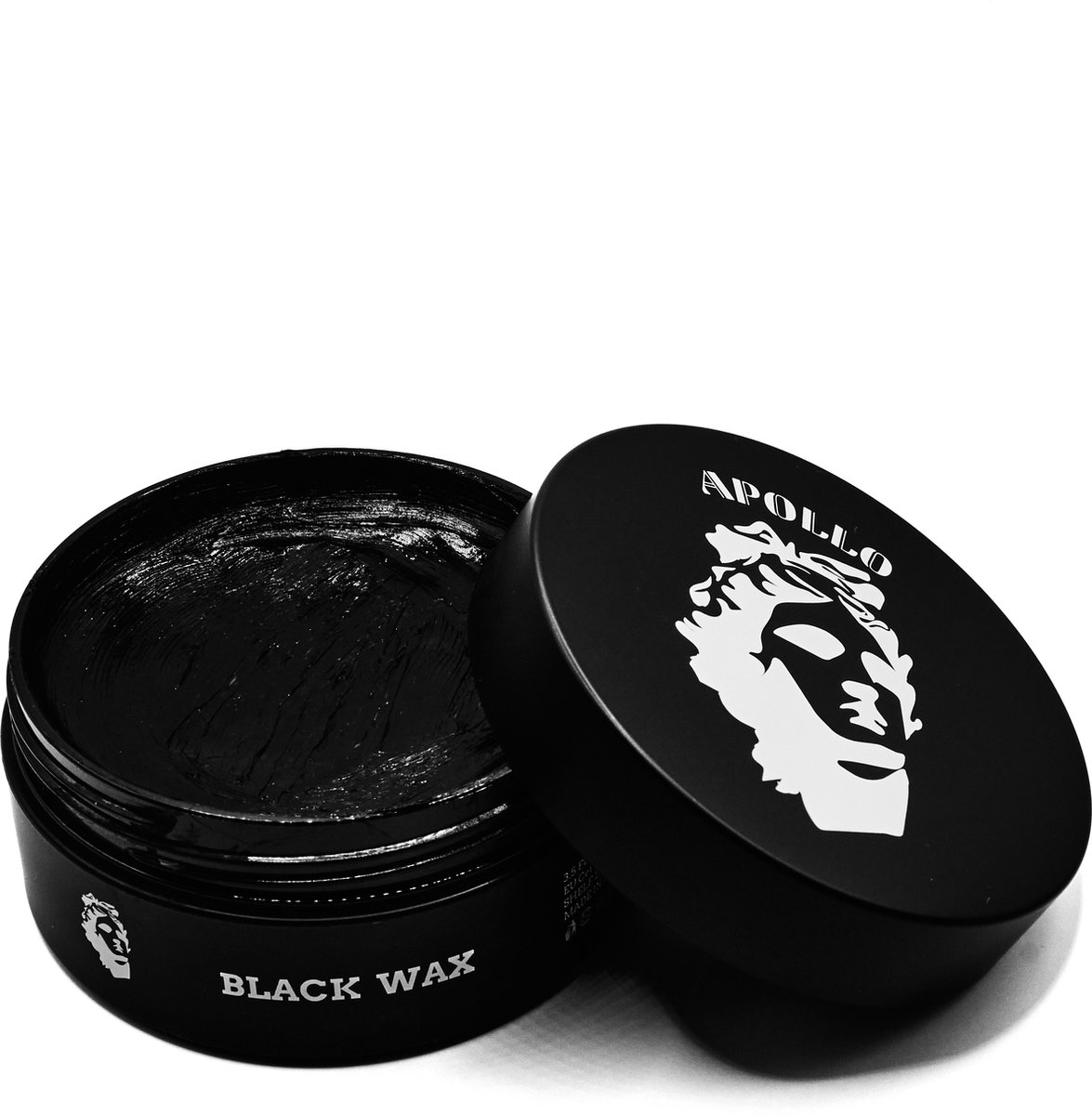 Bol.com Haarwax Mannen - Black Gel - Haarverzorging -Haar Wax Voor Mannen - Gel voor Een Prachtige Look -Medium Strong wax - Haa... aanbieding