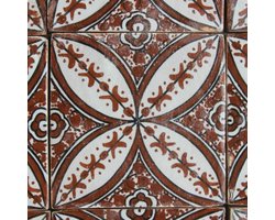 Handbeschilderde tegel Selin