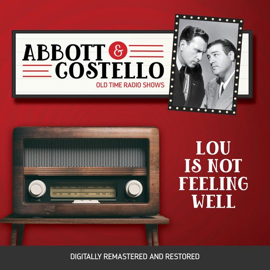 Abbott and Costello: Lou Is Not Feeling Well - cover